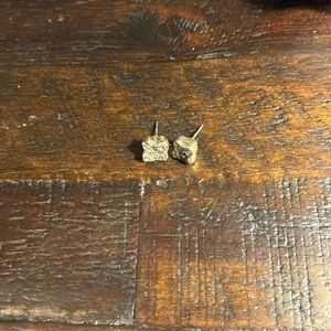 Silver Rock Earrings